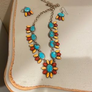 Turquoise corral set Navajo
